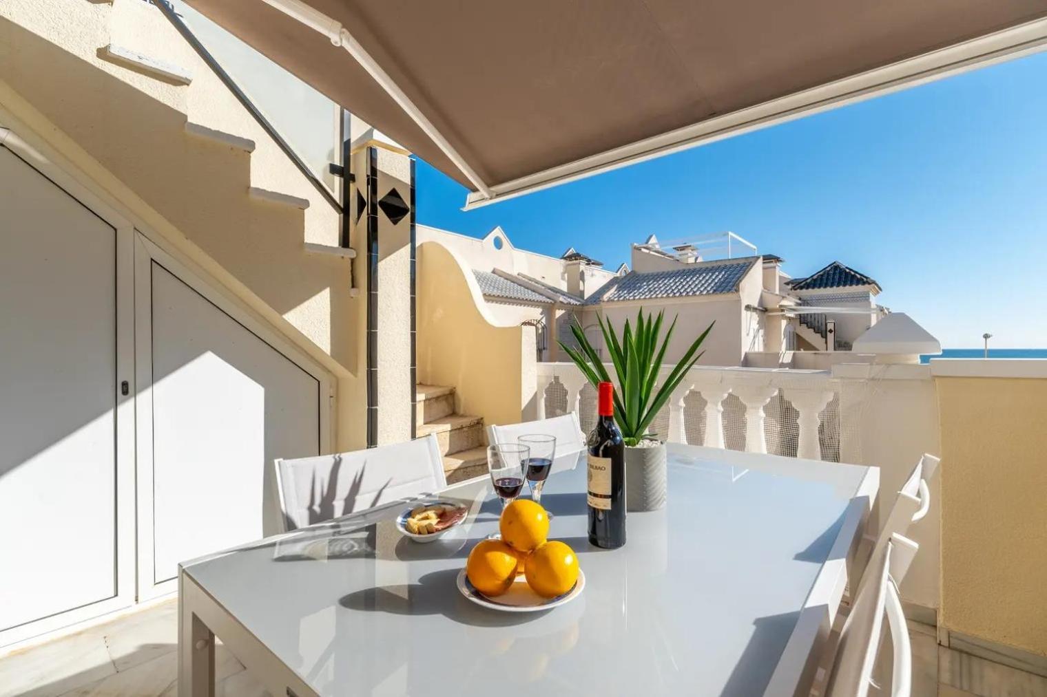 Amazing Penthouse On The Beach, Sea Views, Wifi, Airconditioning And Parking Torrevieja Luaran gambar